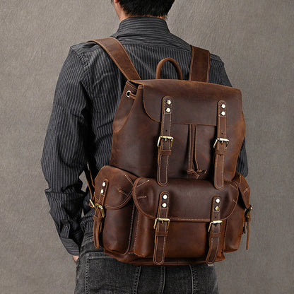 Premium Leather Backpack for Travel and Daily Use | Bag Pack Store