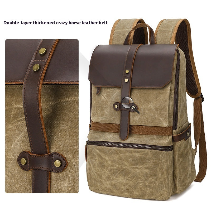 Waterproof Batik Canvas Backpack| Bag Pack Store