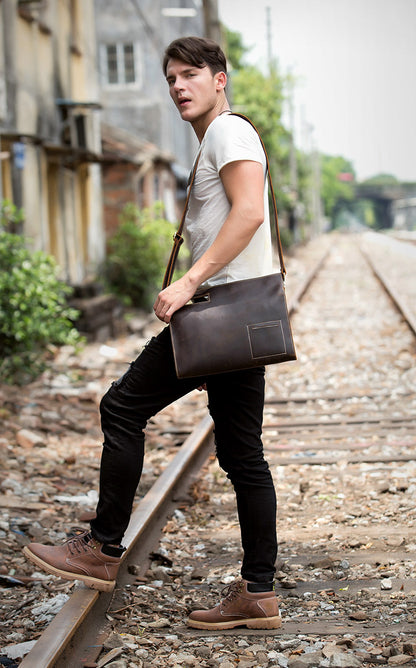 Casual Leather Laptop Bag | Bag Pack Store