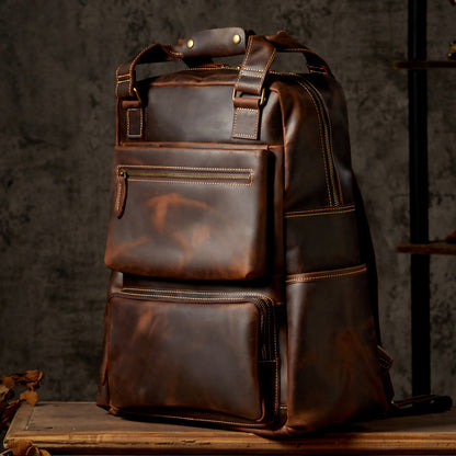 Premium Retro Leather Backpack for Multipurpose | Bag Pack Store