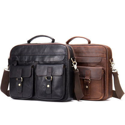 Premium Leather Retro Laptop Bag| Bag Pack Store